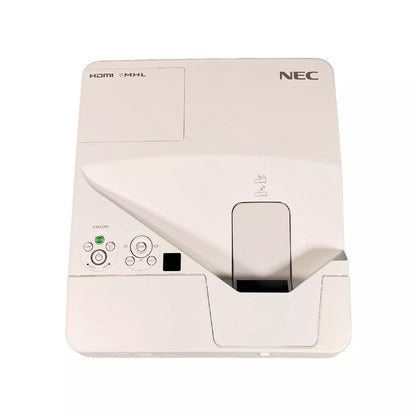 Top view of ultra short throw projector housing