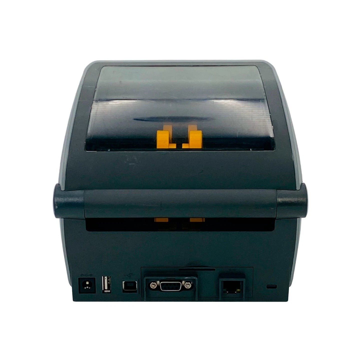 Full rear view with ventilation slots and connectivity ports