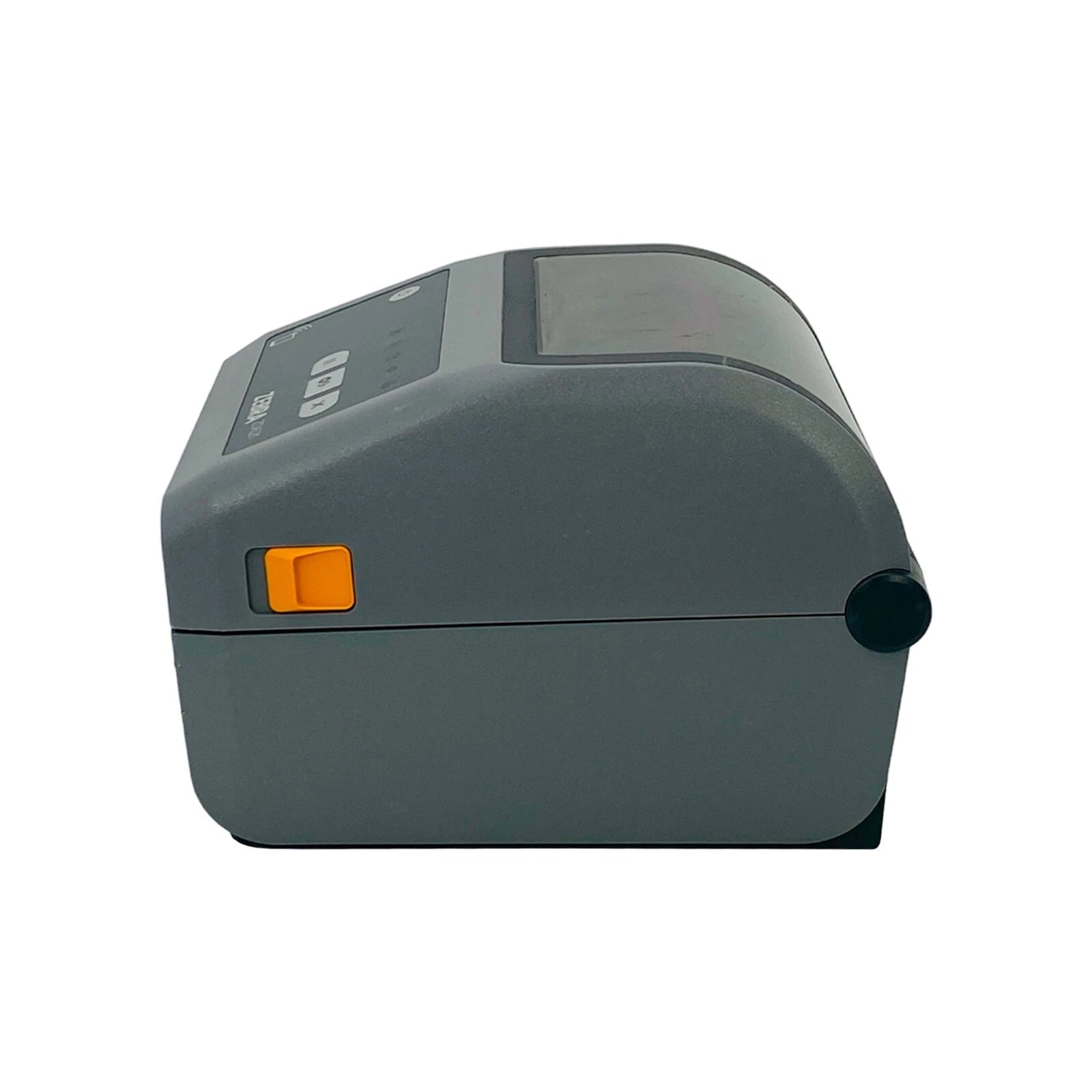 Right side profile with latch button detail