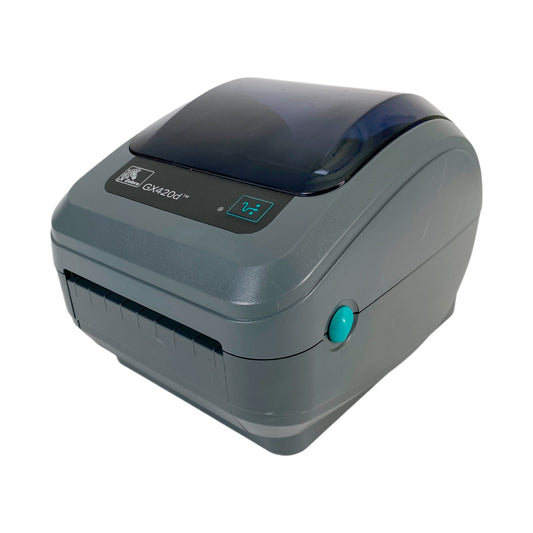 Zebra GX420d (GX42 - 202410 - 000) Desktop Direct Thermal Label Printer – USB, Serial, Ethernet