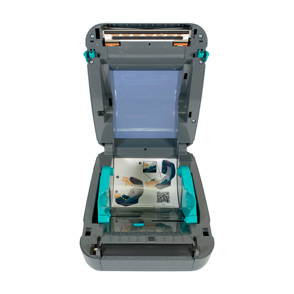 Zebra GX420d GX42-202510-000 Desktop Direct Thermal Barcode Printer – Serial, USB, Parallel, Power Supply