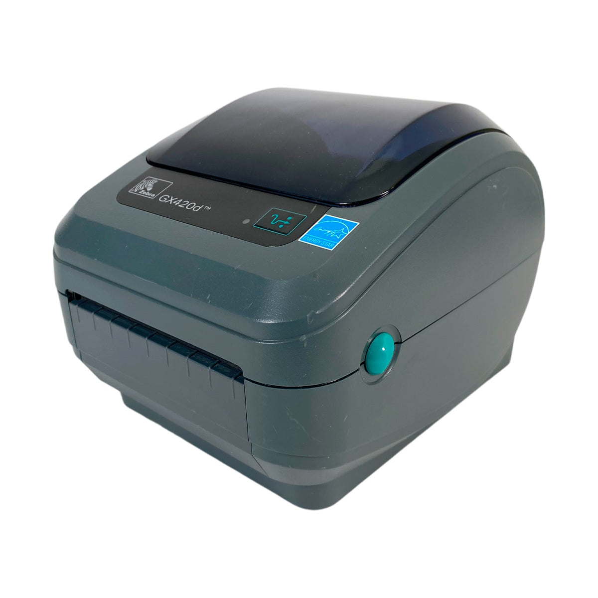 Zebra GX420d GX42-202510-000 Desktop Direct Thermal Barcode Printer – Serial, USB, Parallel, Power Supply