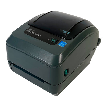 Zebra GX420t (GX42 - 102510 - 000) Desktop Thermal Transfer Label Printer – USB, Serial, Ethernet