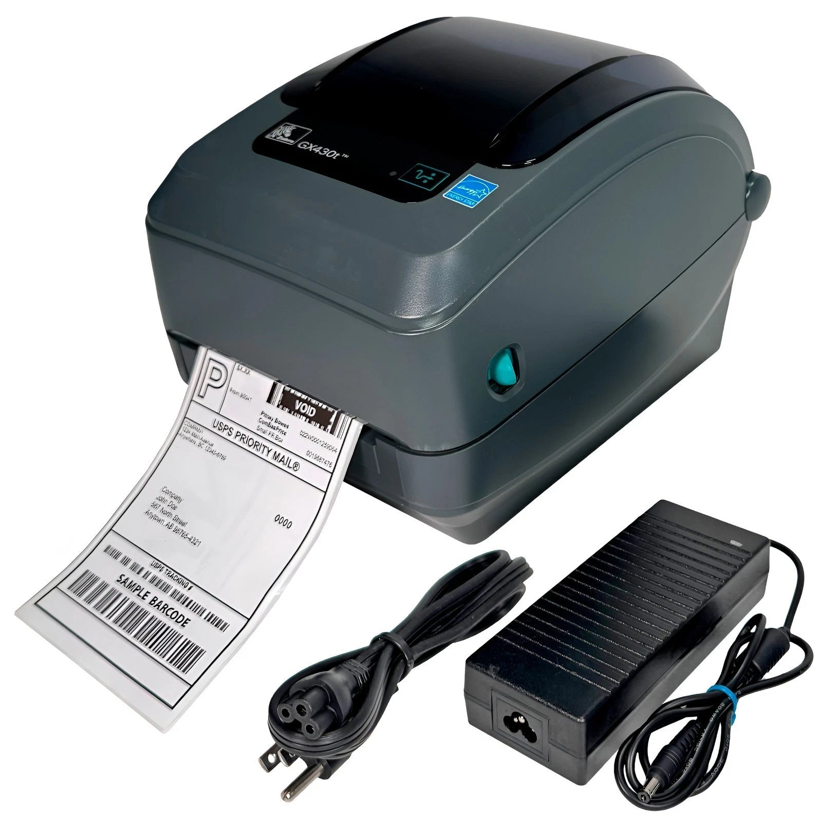 Zebra GX430T 300 DPI Thermal Transfer Label Printer – USB Serial
