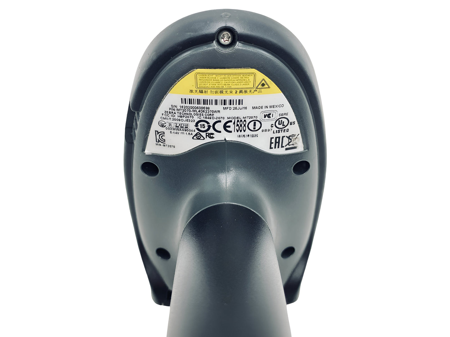 Zebra MT2070 - ML4D62370WR Mobile Barcode Scanner – STB2078 Cradle - TeKswamp