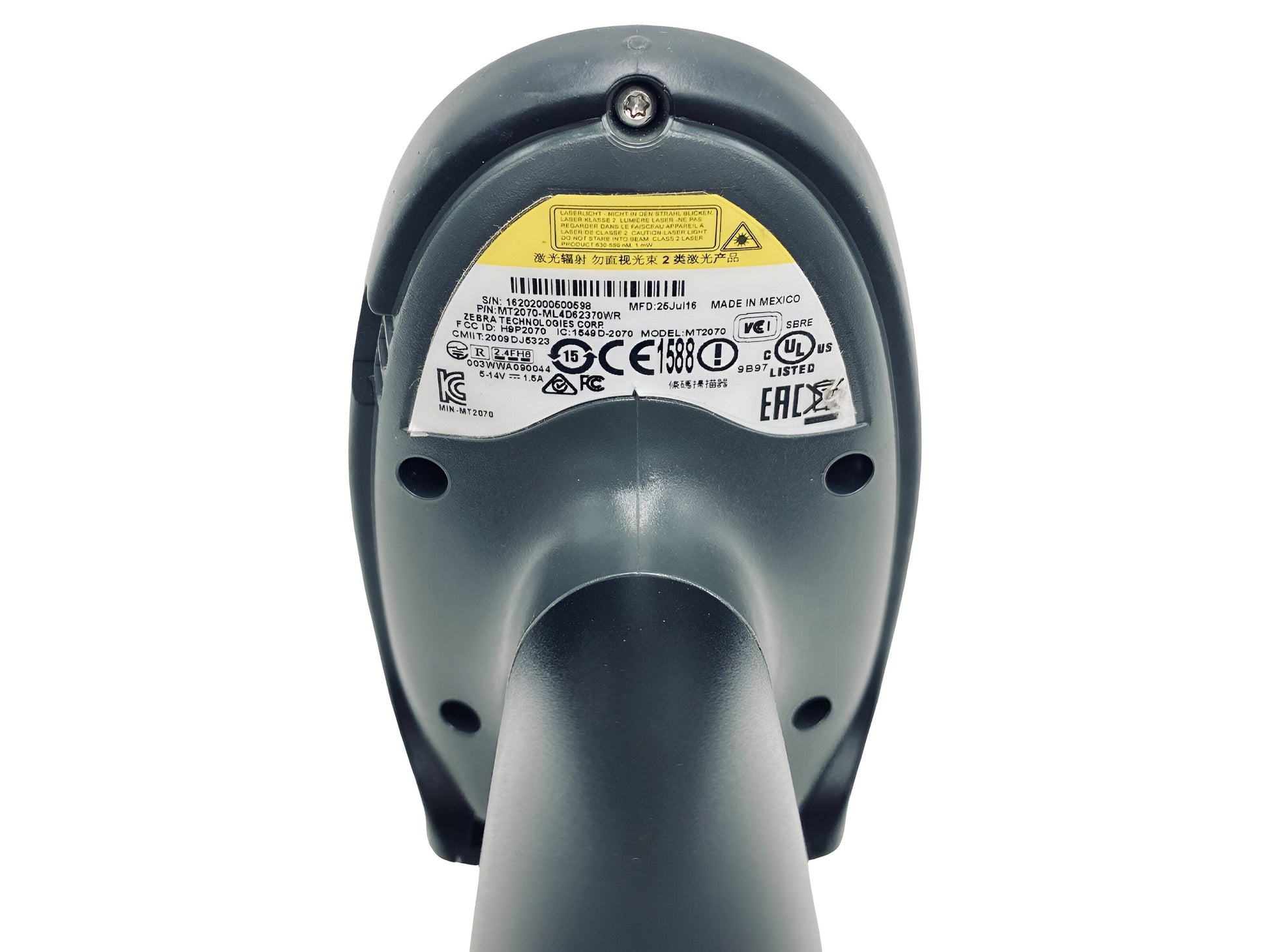 Zebra MT2070 - ML4D62370WR Mobile Barcode Scanner – STB2078 Cradle - TeKswamp