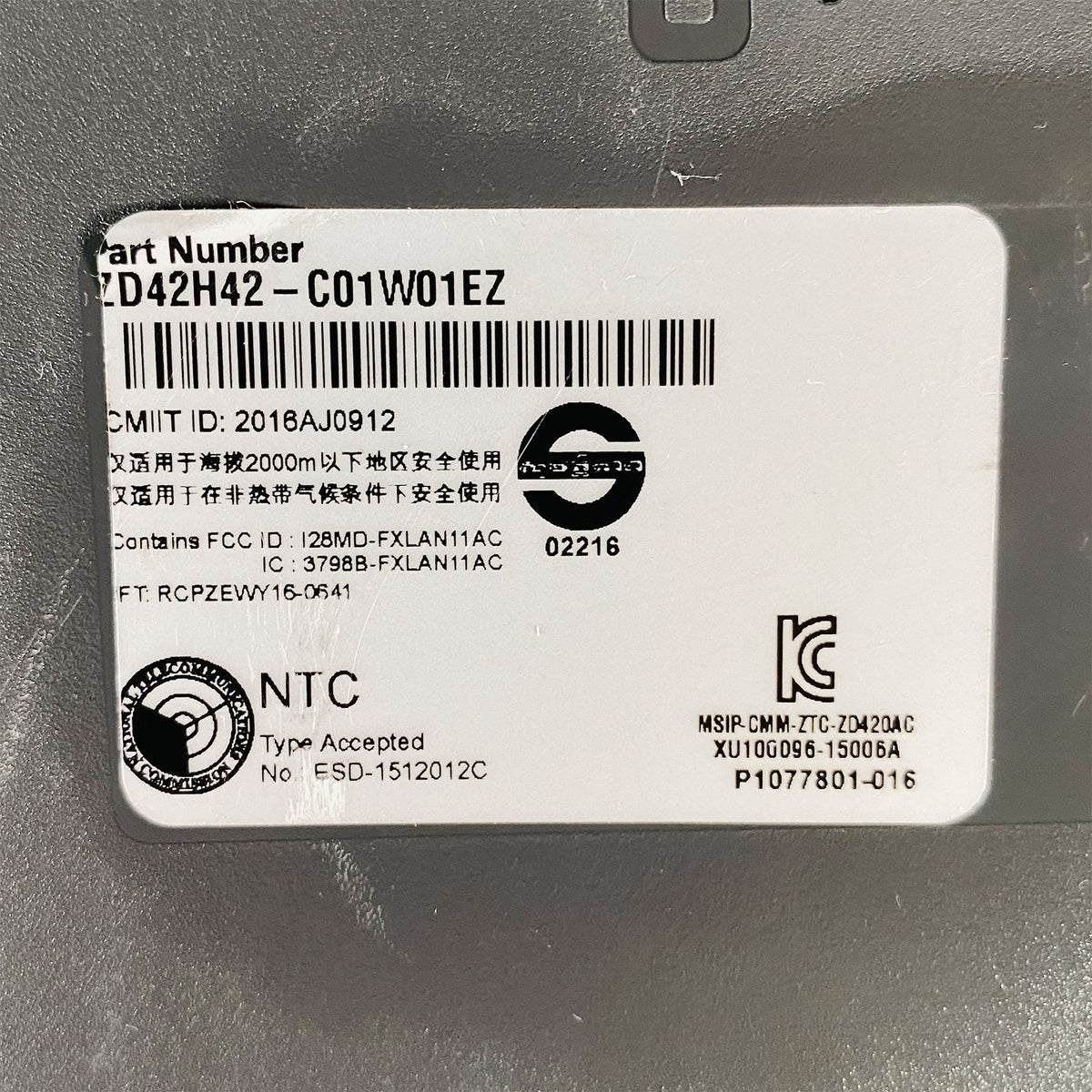 Zebra ZD420 ZD42H42-C01W01EZ Direct Thermal Label Printer - USB / Ethernet / Bluetooth