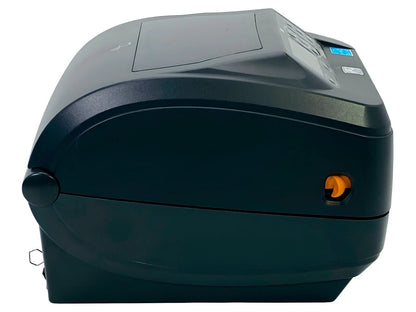 Compact label printer left side profile
