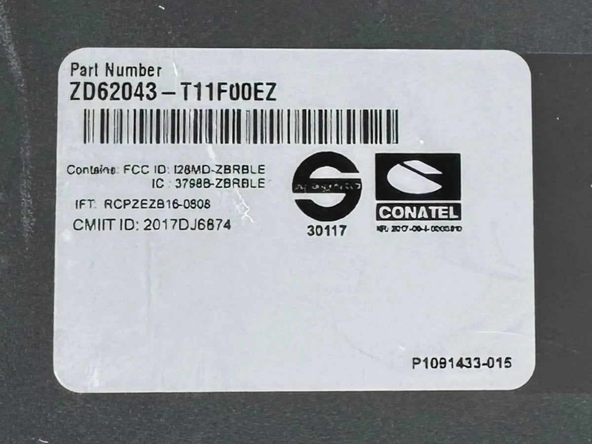 Zebra ZD620 300DPI Thermal Transfer Label Printer LAN USB Bluetooth Dispenser