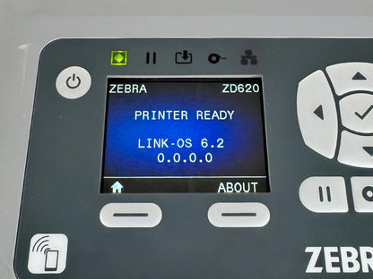 Zebra ZD620 Direct Thermal & Thermal Transfer Label Printer – LCD, USB, WiFi, LAN, Bluetooth