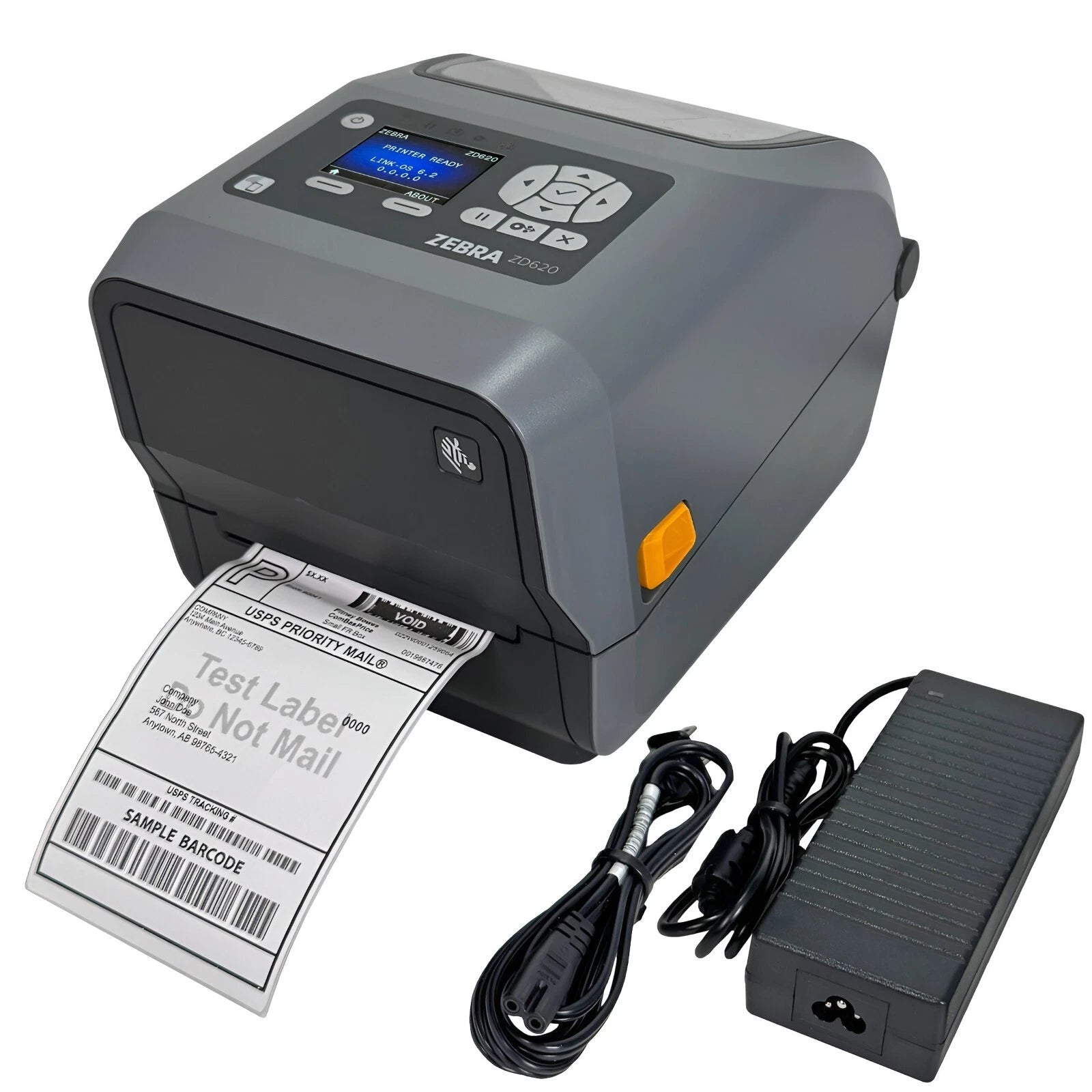 Zebra ZD620 Direct Thermal & Thermal Transfer Label Printer – LCD, USB, WiFi, LAN, Bluetooth