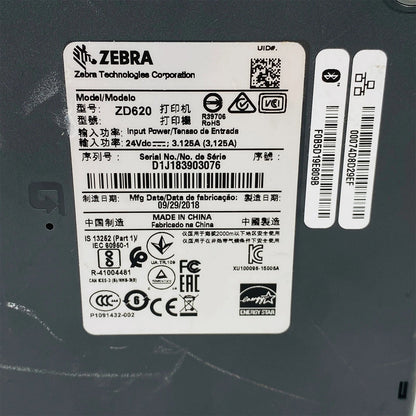 Zebra ZD620 Thermal Transfer Barcode Label Printer – USB LAN Bluetooth Serial - TeKswamp