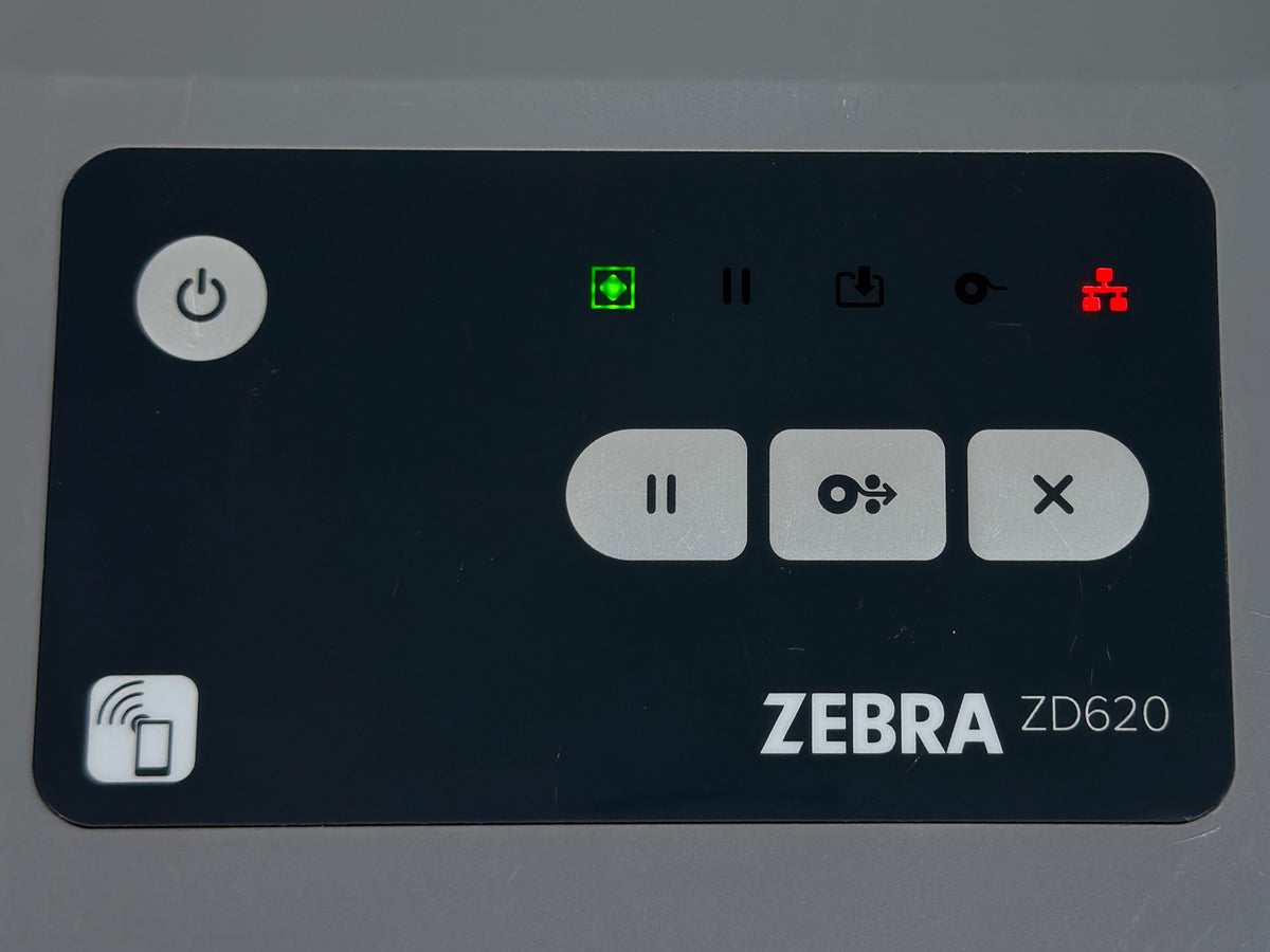 Zebra ZD620 ZD62043-T01L01EZ Desktop Direct Thermal Barcode Printer – Ethernet, Serial, USB, Power Supply