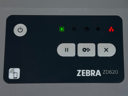 Zebra ZD620 ZD62043-T01L01EZ Desktop Direct Thermal Barcode Printer – Ethernet, Serial, USB, Power Supply