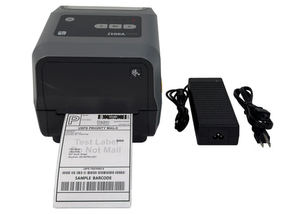 Zebra ZD620 ZD62043-T01L01EZ Desktop Direct Thermal Barcode Printer – Ethernet, Serial, USB, Power Supply