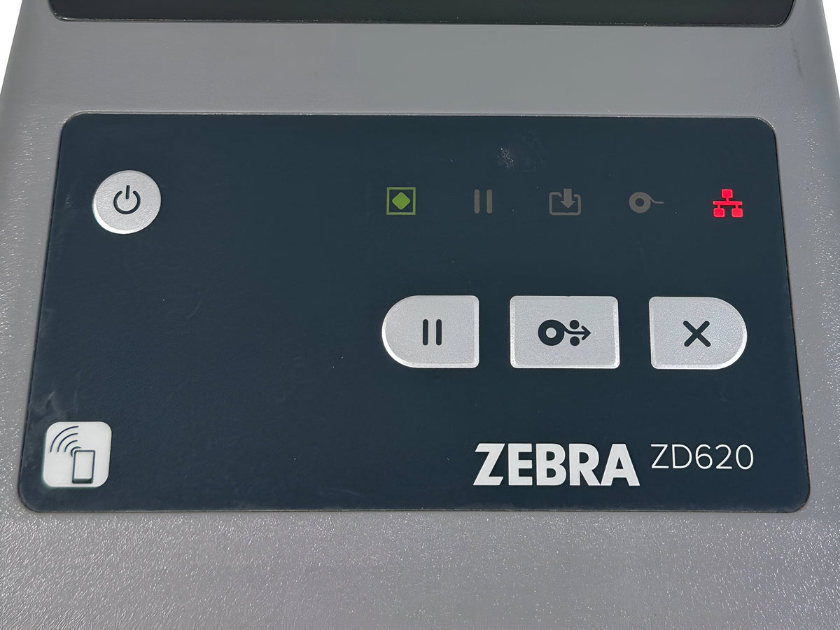 Zebra ZD620 ZD620d 203 DPI Direct Thermal Desktop Label Printer - Ethernet LAN USB