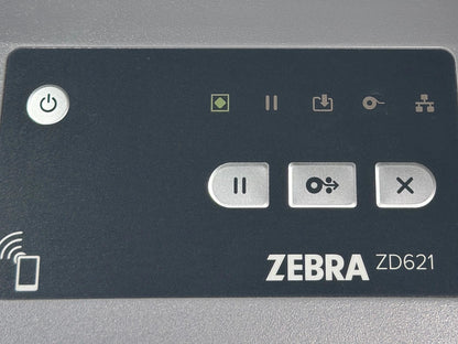 Zebra ZD621 Direct Thermal 300DPI Label Printer Peeler LAN USB Bluetooth