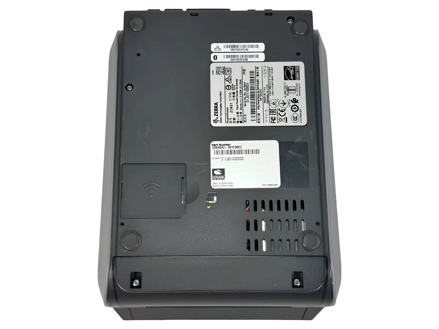 Zebra ZD621 ZD6A042 - 301F00EZ Thermal Transfer Label Printer – USB LAN Bluetooth