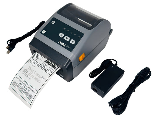 Zebra ZD621 ZD6A042 - D21F00EZ Desktop Direct Thermal Label Printer – USB, Ethernet
