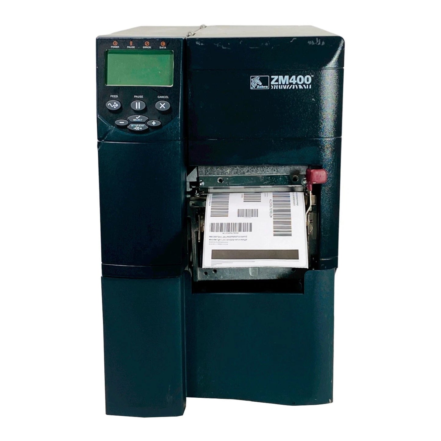Zebra ZM400 300DPI Thermal Transfer Label Printer | Peeler Rewinder USB Serial