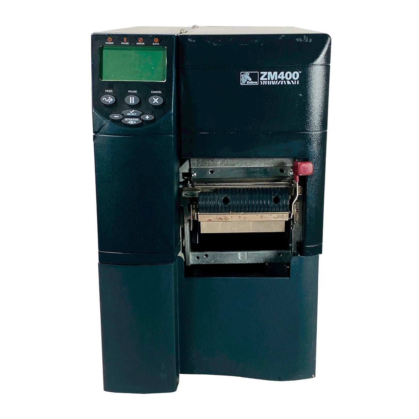 Zebra ZM400 300DPI Thermal Transfer Label Printer | Peeler Rewinder USB Serial