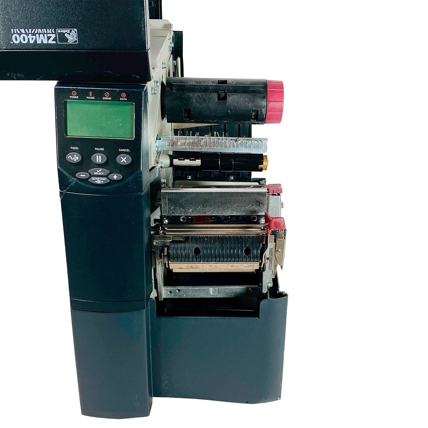Zebra ZM400 300DPI Thermal Transfer Label Printer | Peeler Rewinder USB Serial