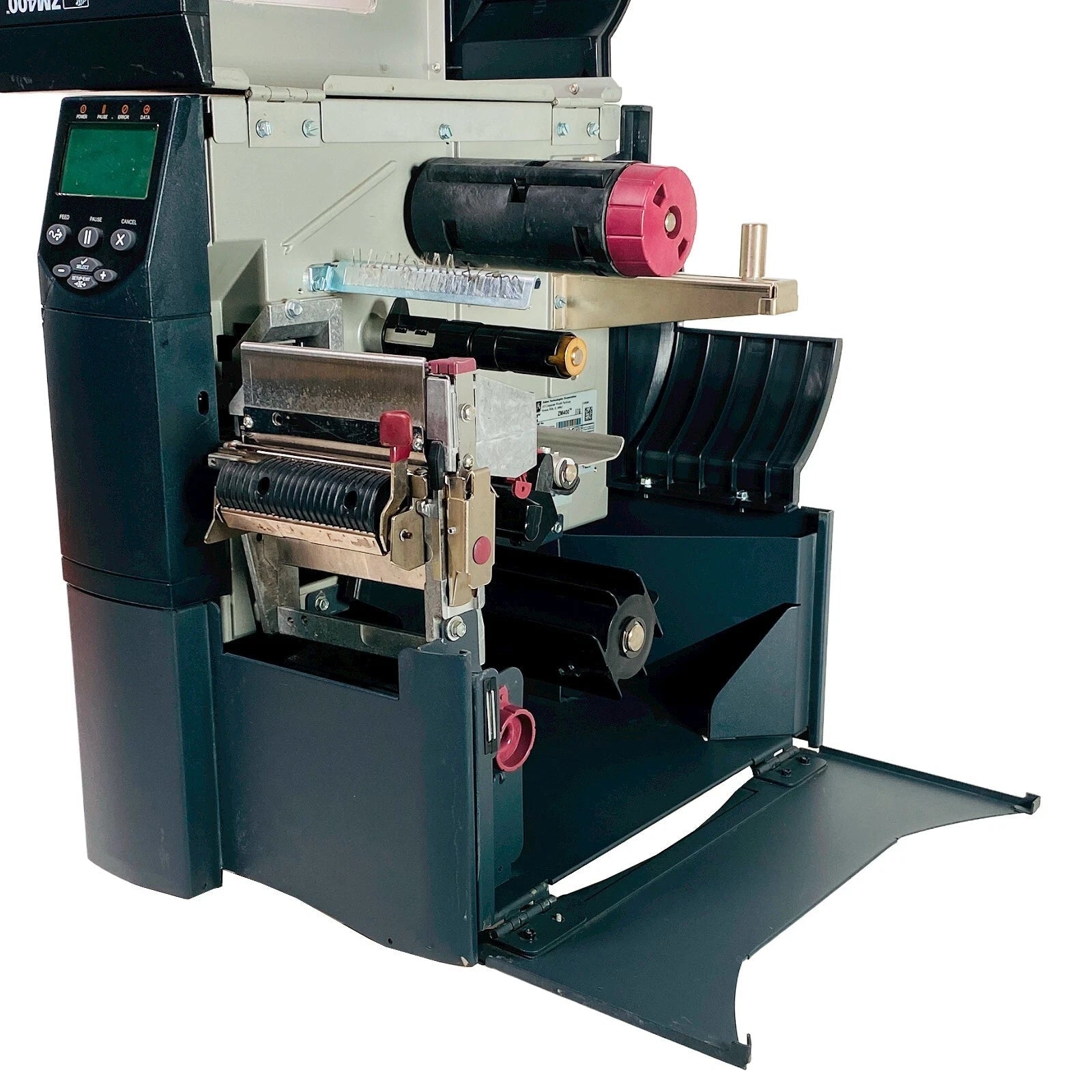 Zebra ZM400 300DPI Thermal Transfer Label Printer | Peeler Rewinder USB Serial