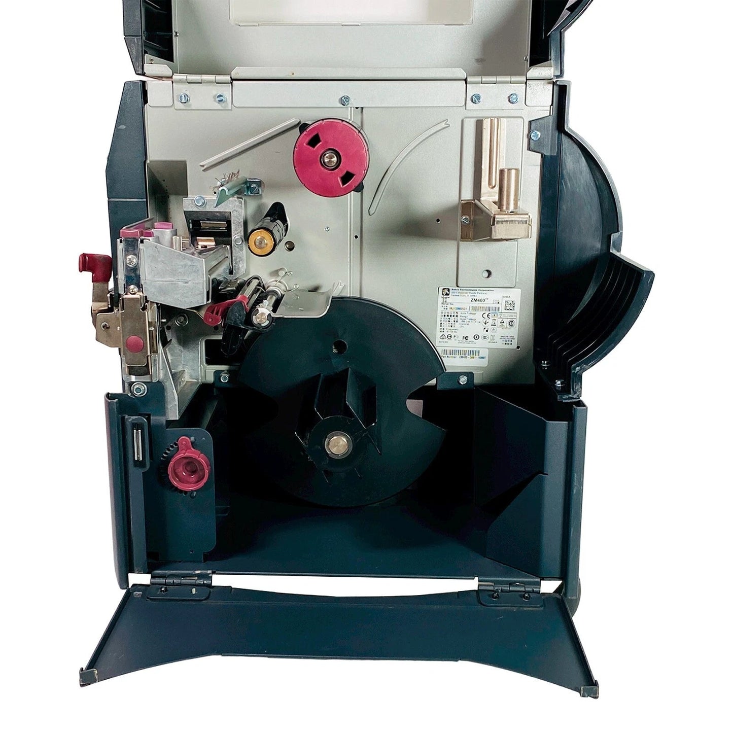 Zebra ZM400 300DPI Thermal Transfer Label Printer | Peeler Rewinder USB Serial