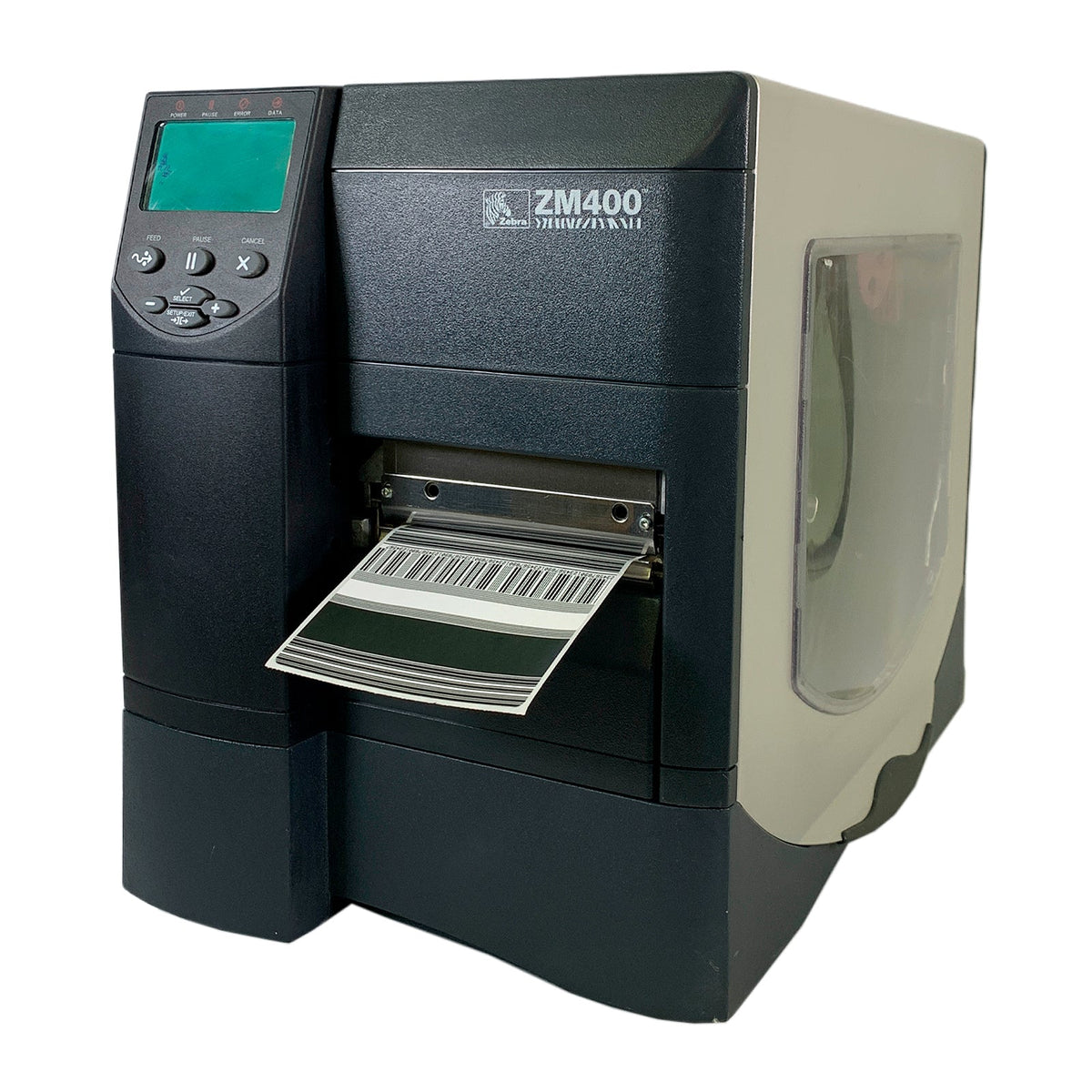 Zebra ZM400 Industrial Thermal Barcode Printer 203 DPI Serial Parallel USB Ethernet