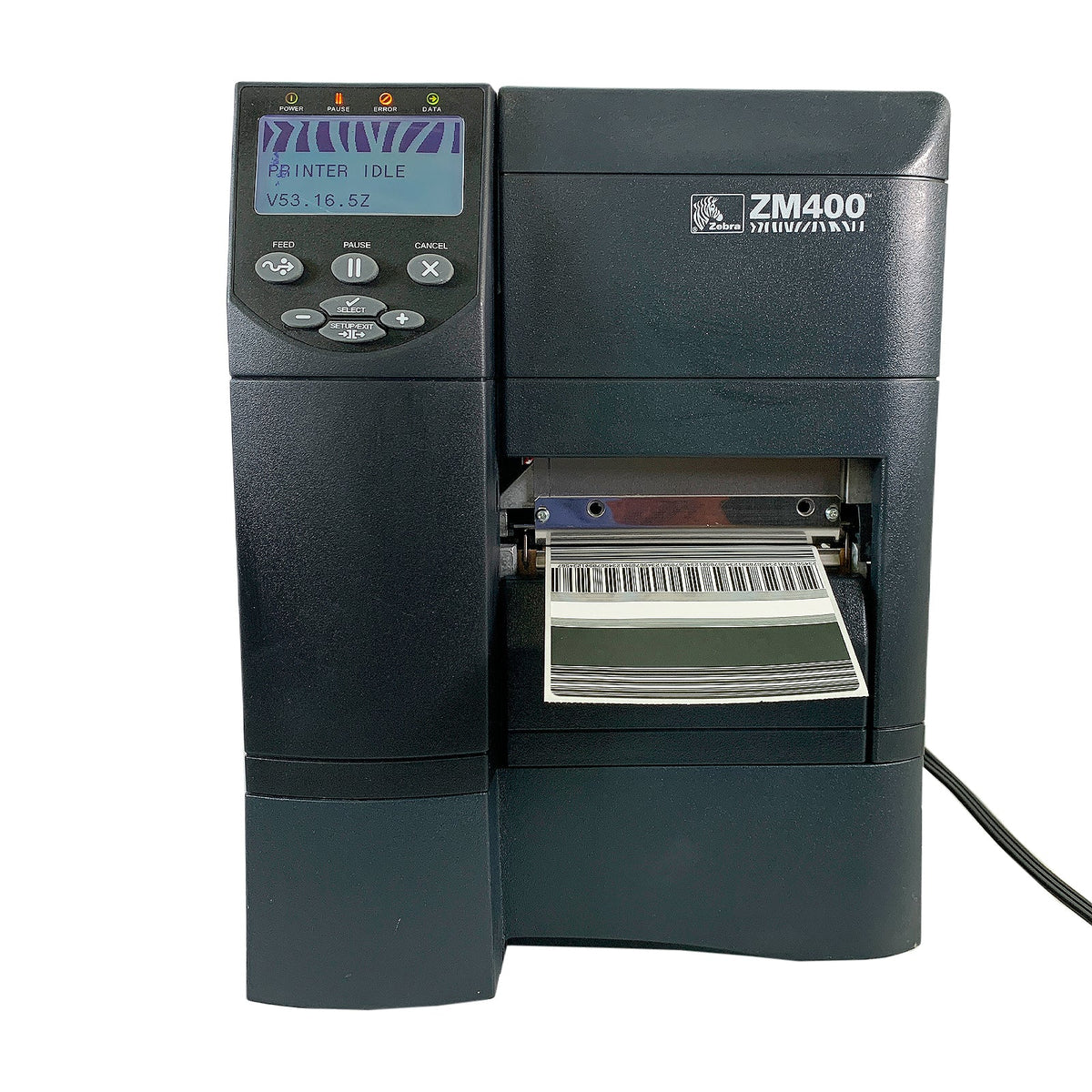 Zebra ZM400 Industrial Thermal Barcode Printer 203 DPI Serial Parallel USB Ethernet