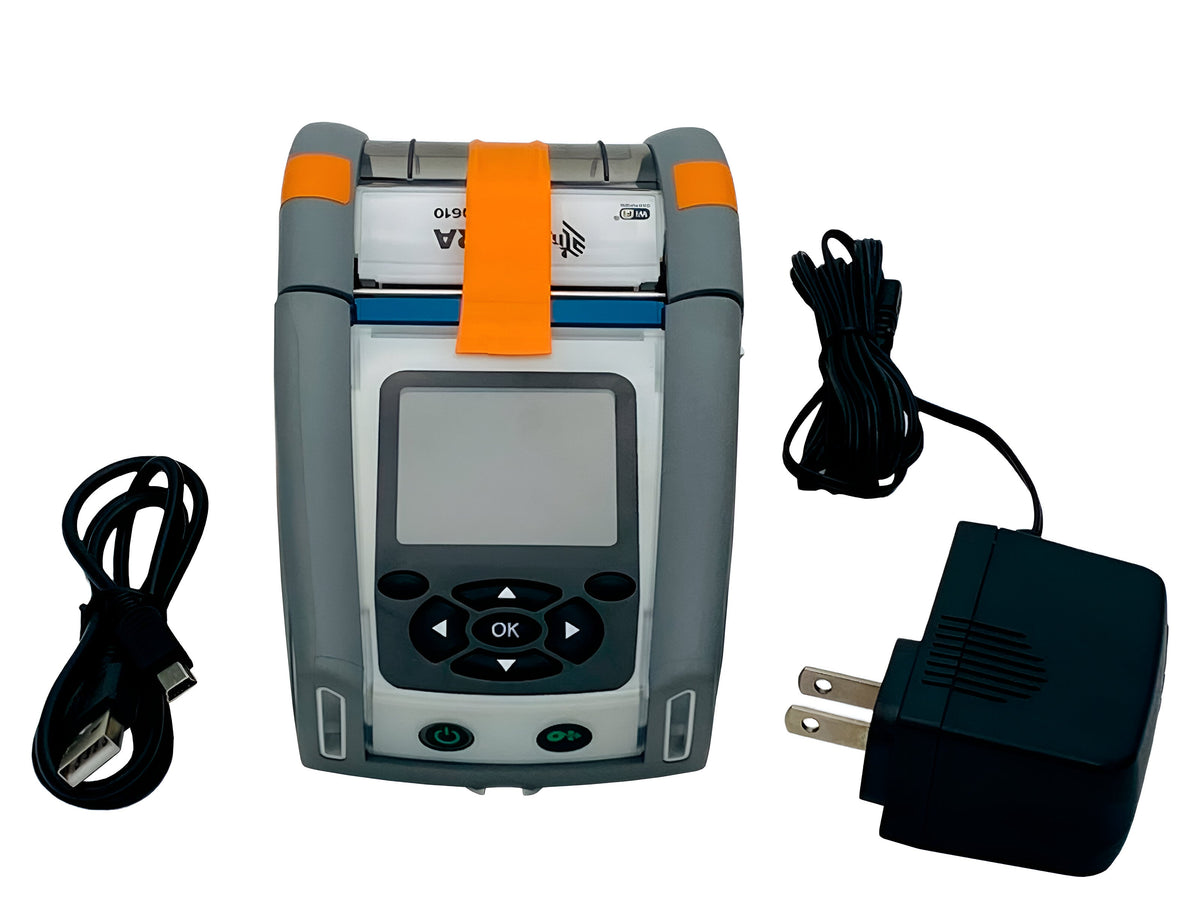 Zebra ZQ610 Mobile Direct Thermal Barcode Printer – Color Display, Wi-Fi, Bluetooth, USB