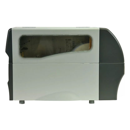 Zebra ZT230 printer left side view with media window