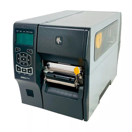 Zebra ZT410 Industrial Thermal Transfer Label Printer 203dpi Peeler Rewinder Bluetooth LAN USB Serial - TeKswamp