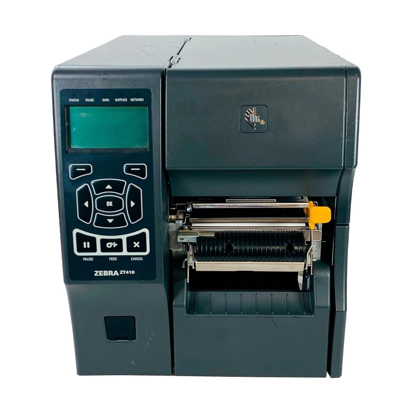 Zebra ZT410 Industrial Thermal Transfer Label Printer 203dpi Peeler Rewinder Bluetooth LAN USB Serial - TeKswamp