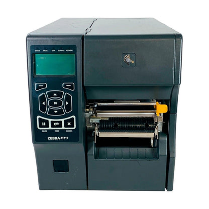 Zebra ZT410 Industrial Thermal Transfer Label Printer 203dpi Peeler Rewinder Bluetooth LAN USB Serial - TeKswamp