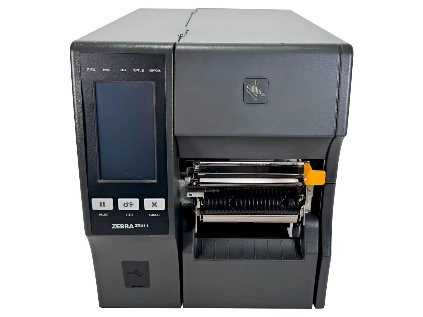 Zebra ZT411 300DPI Industrial Label Printer – Peel Rewind LAN USB