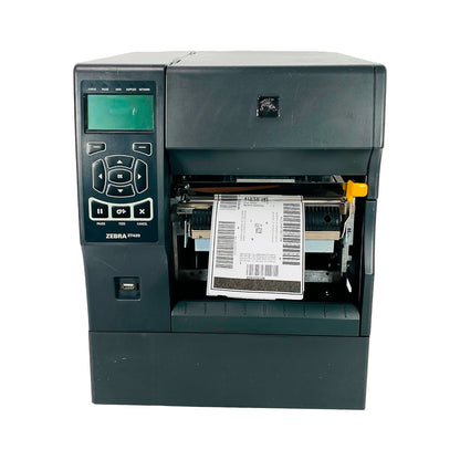 Zebra ZT420 300 DPI Industrial Thermal Transfer Printer with Rewinder & Peel | ZT42063 - T410000Z