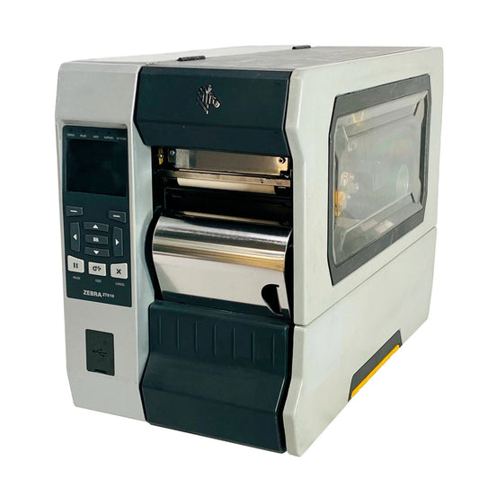 Zebra ZT610 Industrial Thermal Transfer Label Printer – Rewinder, Bluetooth, LAN, USB, Serial - TeKswamp