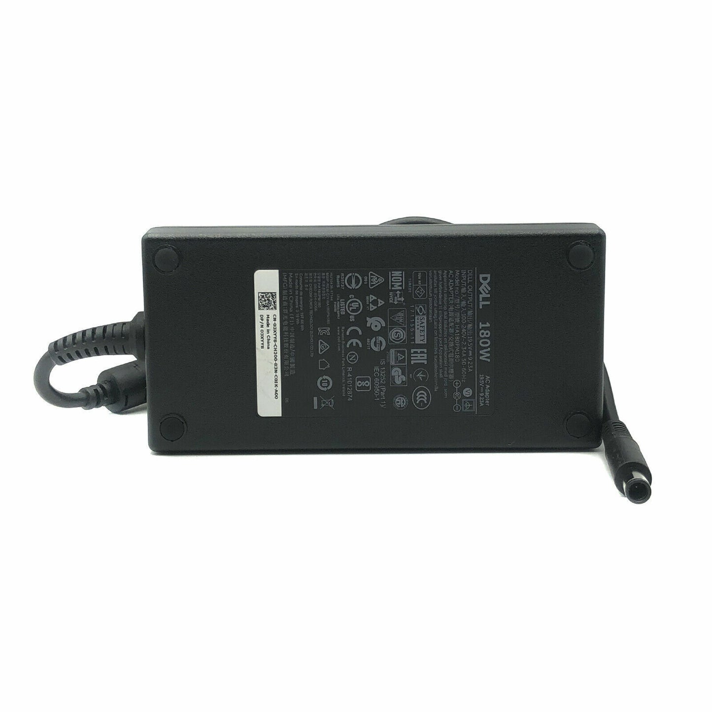 180W Dell Genuine AC Adapter Power Supply Charger