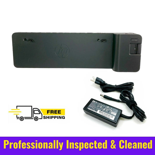 Original HP 2013 UltraSlim Docking Station USB 3.0 HSTNN-IX10 w/AC Adapter