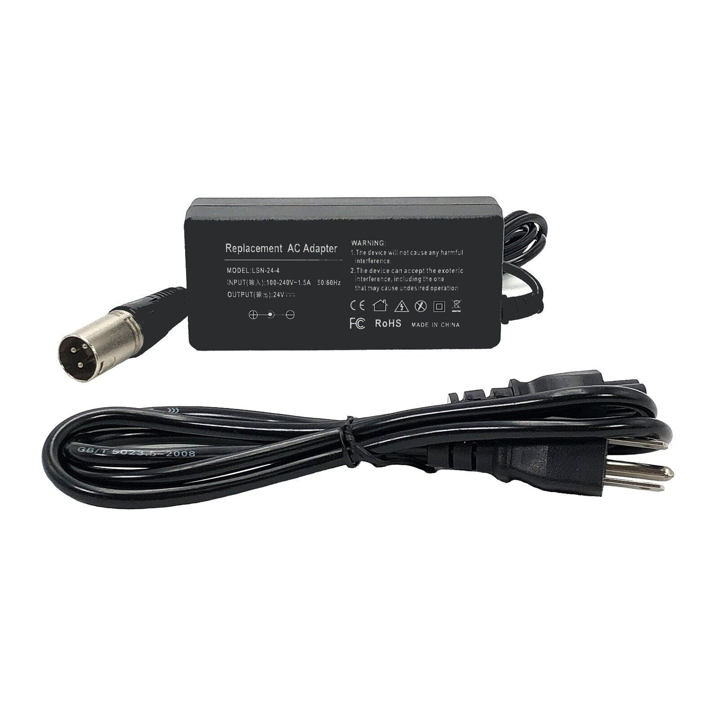 New 24V 4A 96W AC DC Adapter Battery Charger for Mongoose Z350 w/Power Cord