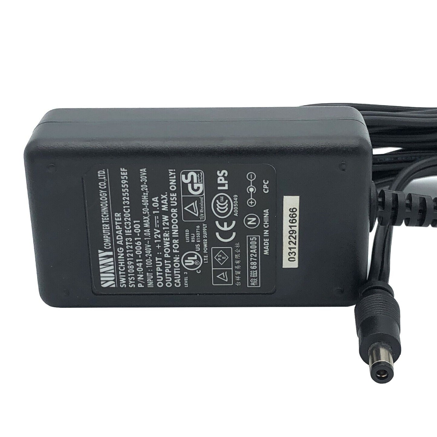 Genuine Sunny 12W AC Adapter 12V 1A Power Supply for TP-Link w/Cord