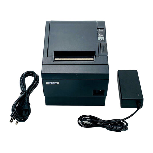 Epson TM-T88III Compact Thermal POS Receipt Ticket Printer USB w/ Adapter