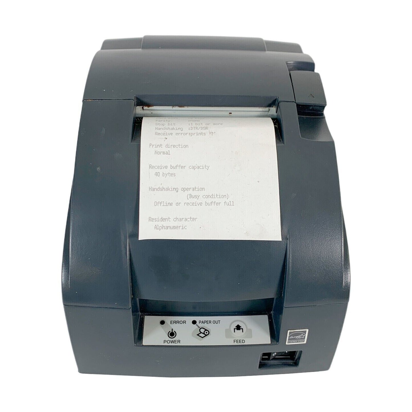 Epson TM-U220B M188B Dot Matrix POS Receipt Kitchen Printer IDN with AC Adapter