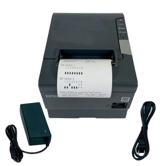 Epson TM-T88V POS Compact Thermal Receipt Ticket Printer USB Serial FULLY TESTED
