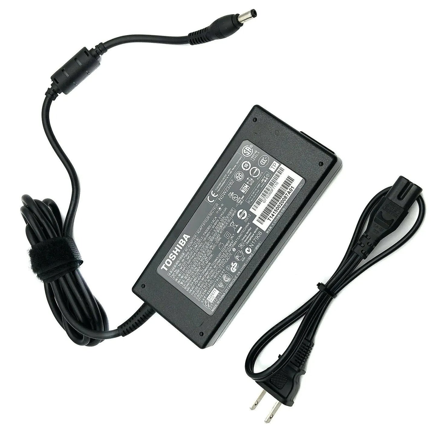 Genuine 120w 19V 6.32A Charger Toshiba Adapter for Laptop w/p.cord