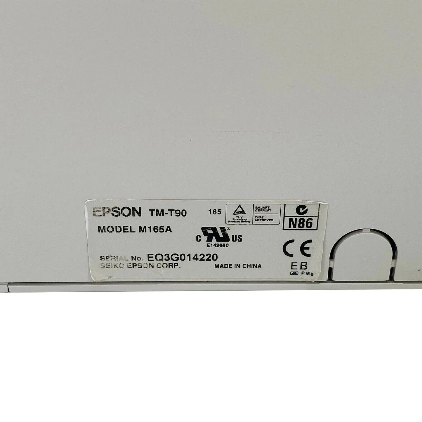 Epson TM-T90 Compact Thermal POS Receipt Printer Ethernet with AC Adapter