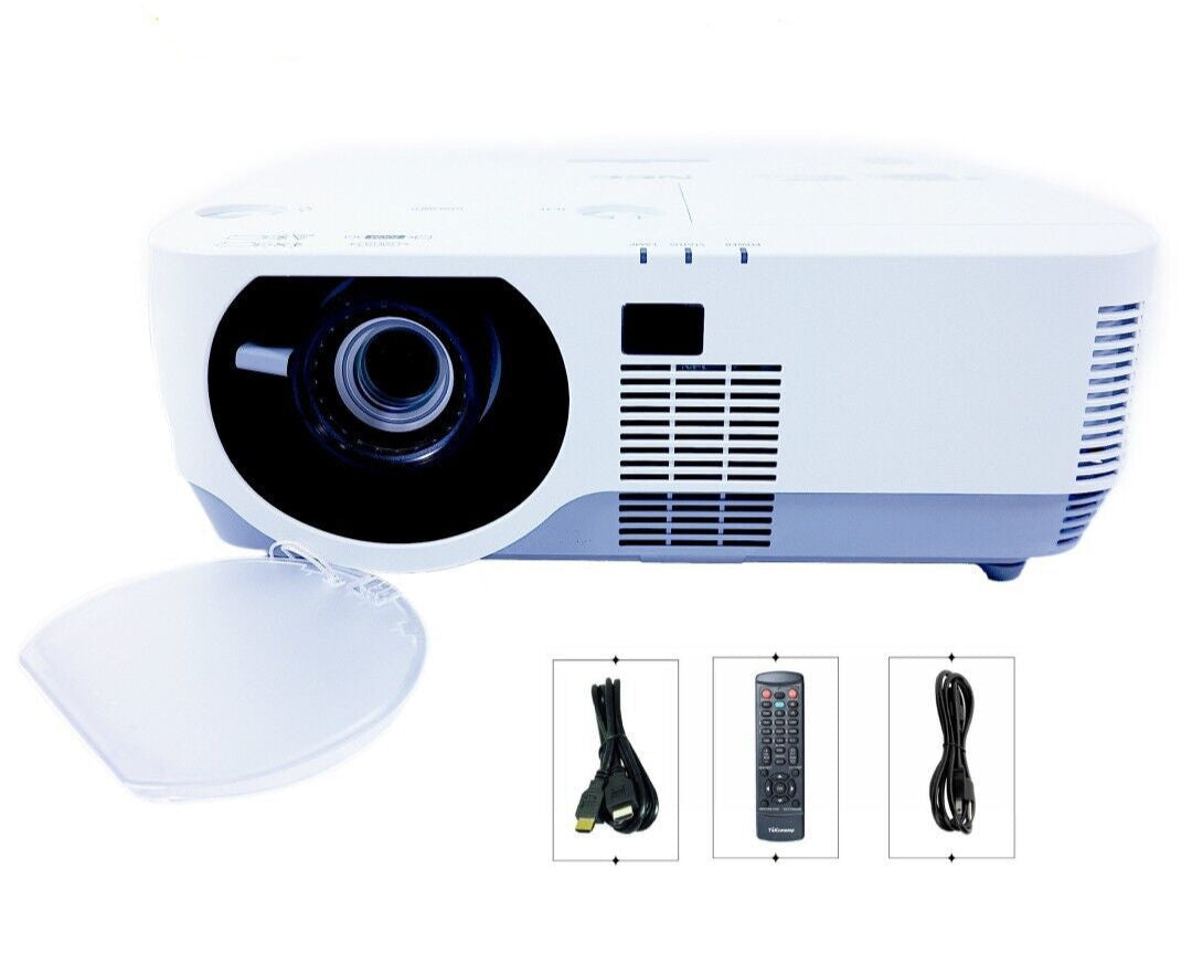 NEC P452W DLP Projector Conference Room Office WXGA 4500 Lumens ANSI Full HD HDMI w/Remote