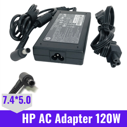 Original HP 120W AC Adapter 19.5V 6.15A Straight 7.4*5.0 mm for Desktop PC w/C