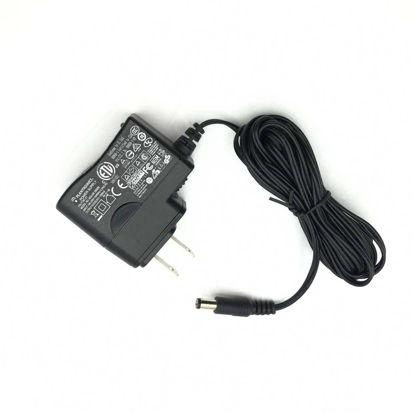 Genuine Plantronics SSA-5W 090050 AC Adapter Charger 9V 500mA P/N 83648-02 OEM